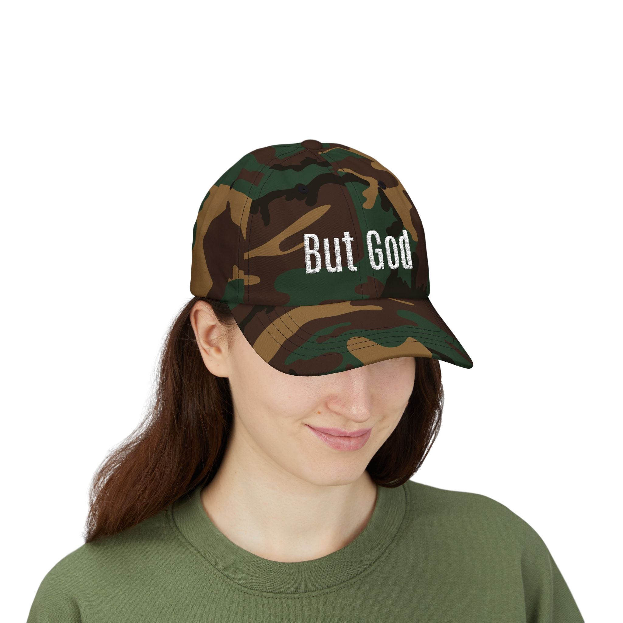 "But God" Embroidered Low Profile Baseball Cap - Casual Hat for Every Day
