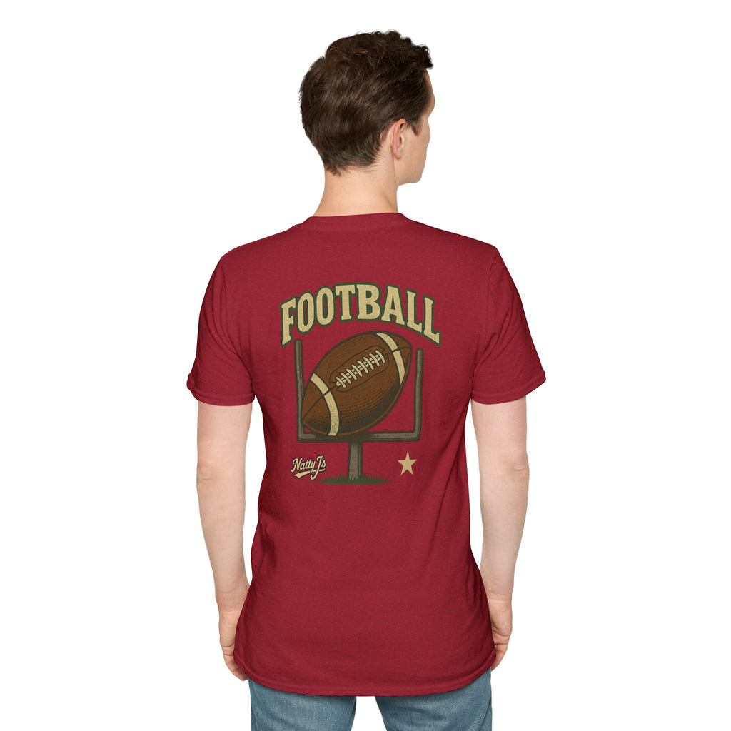 Football Mens Softstyle T-Shirt - Perfect for Game Day and Casual Wear