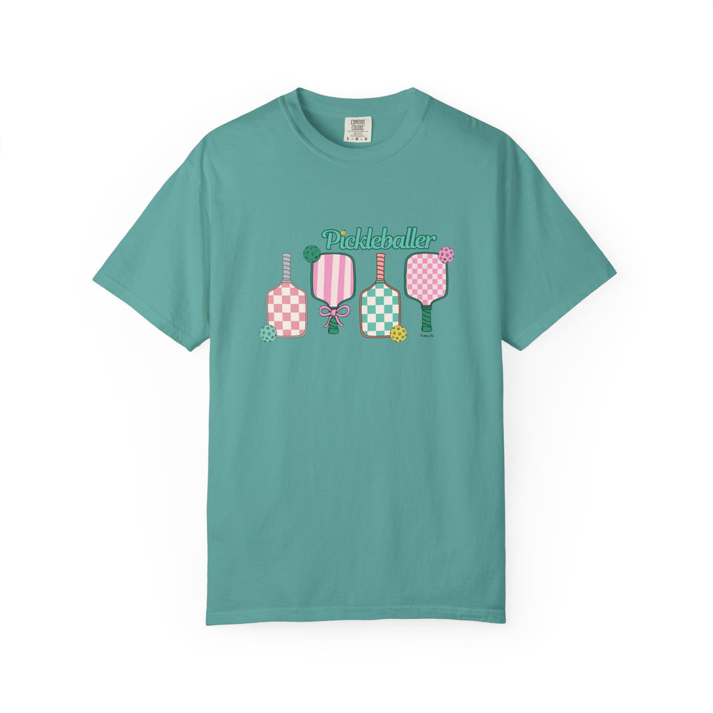 Outlined Pickleballer T-Shirt