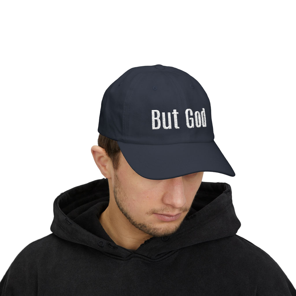 "But God" Embroidered Low Profile Baseball Cap - Casual Hat for Every Day