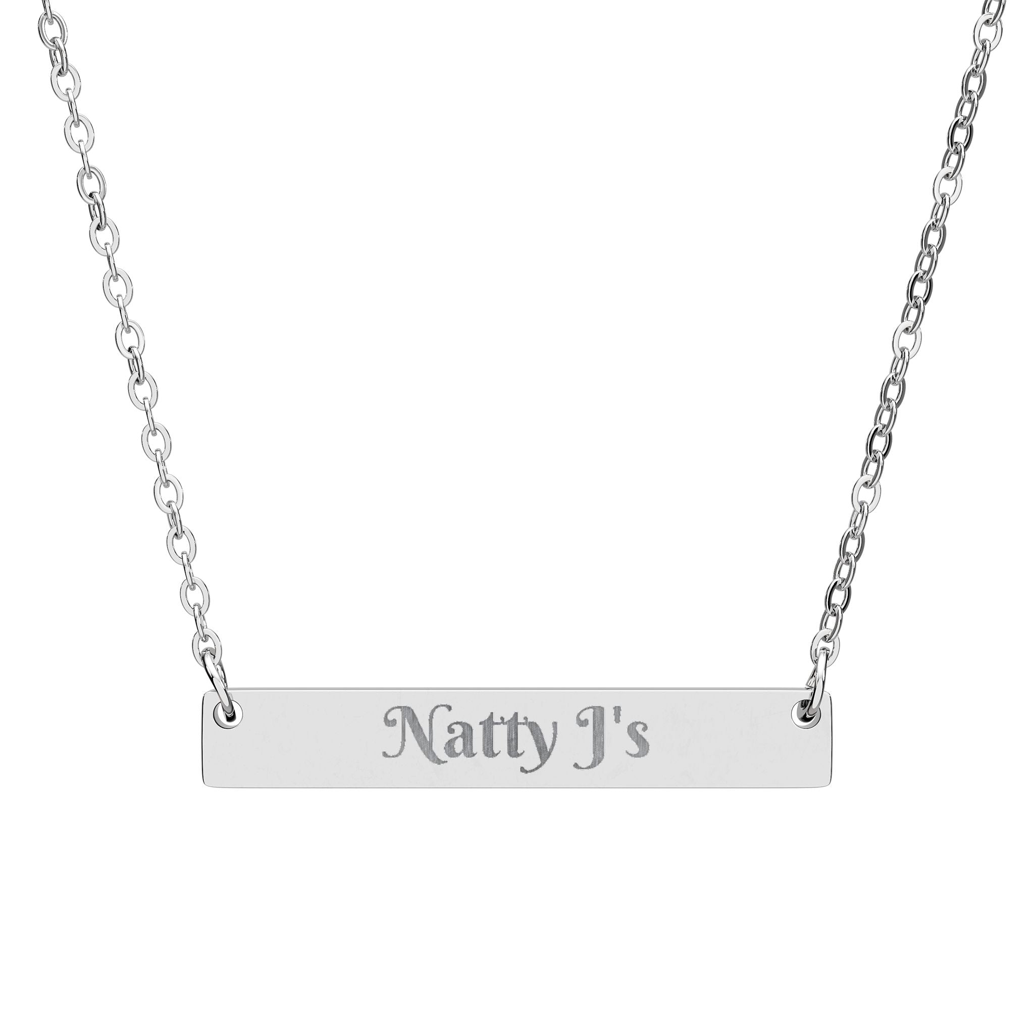 Personalized Horizontal Bar Necklace for Meaningful Moments