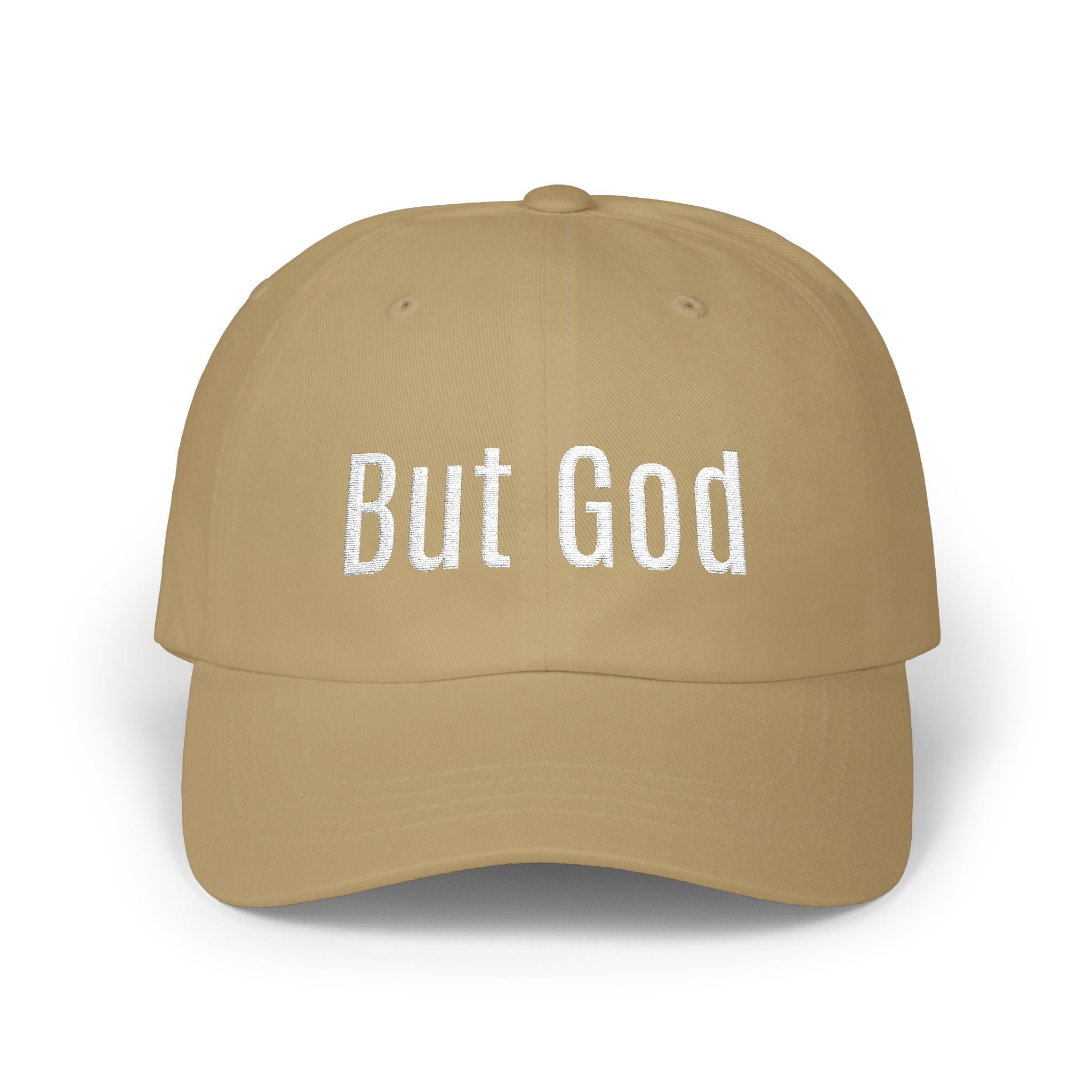 "But God" Embroidered Low Profile Baseball Cap - Casual Hat for Every Day
