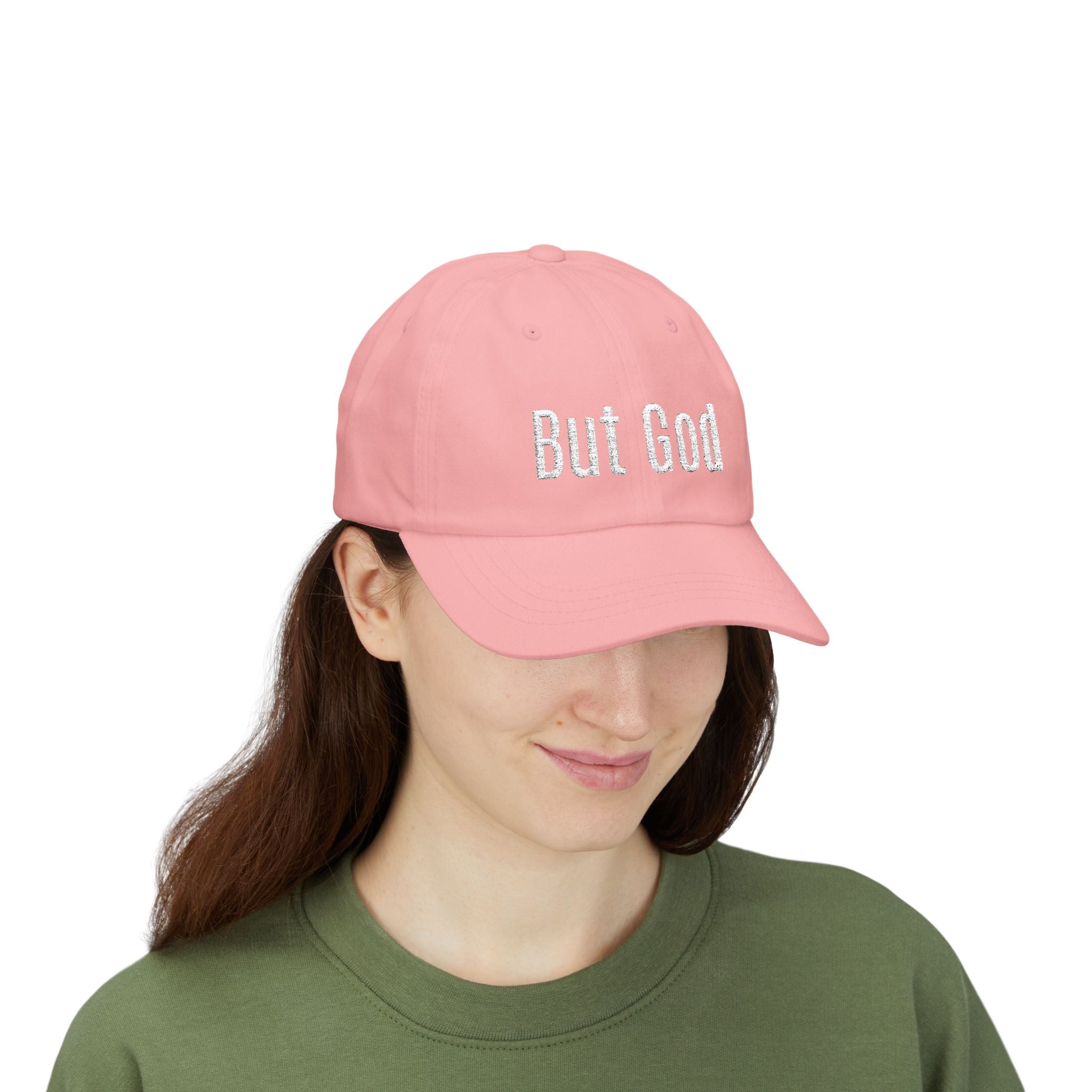 "But God" Embroidered Low Profile Baseball Cap - Casual Hat for Every Day