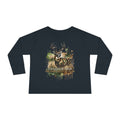 Camo Keeps Me Hidden Long Sleeve Toddler Tee