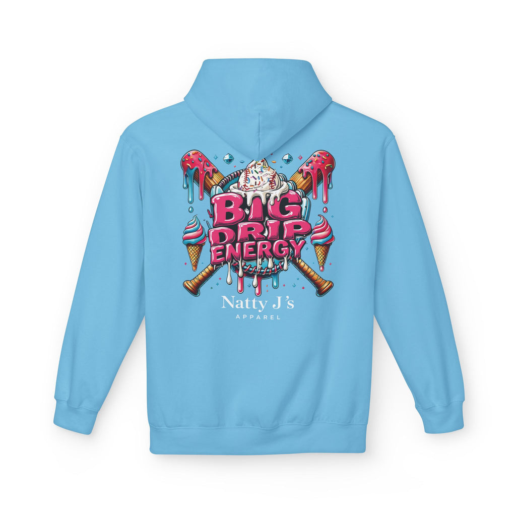 Big Drip Energy Men's Baseball Hoodie
