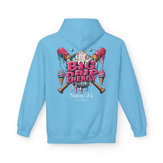 Big Drip Energy Men's Baseball Hoodie
