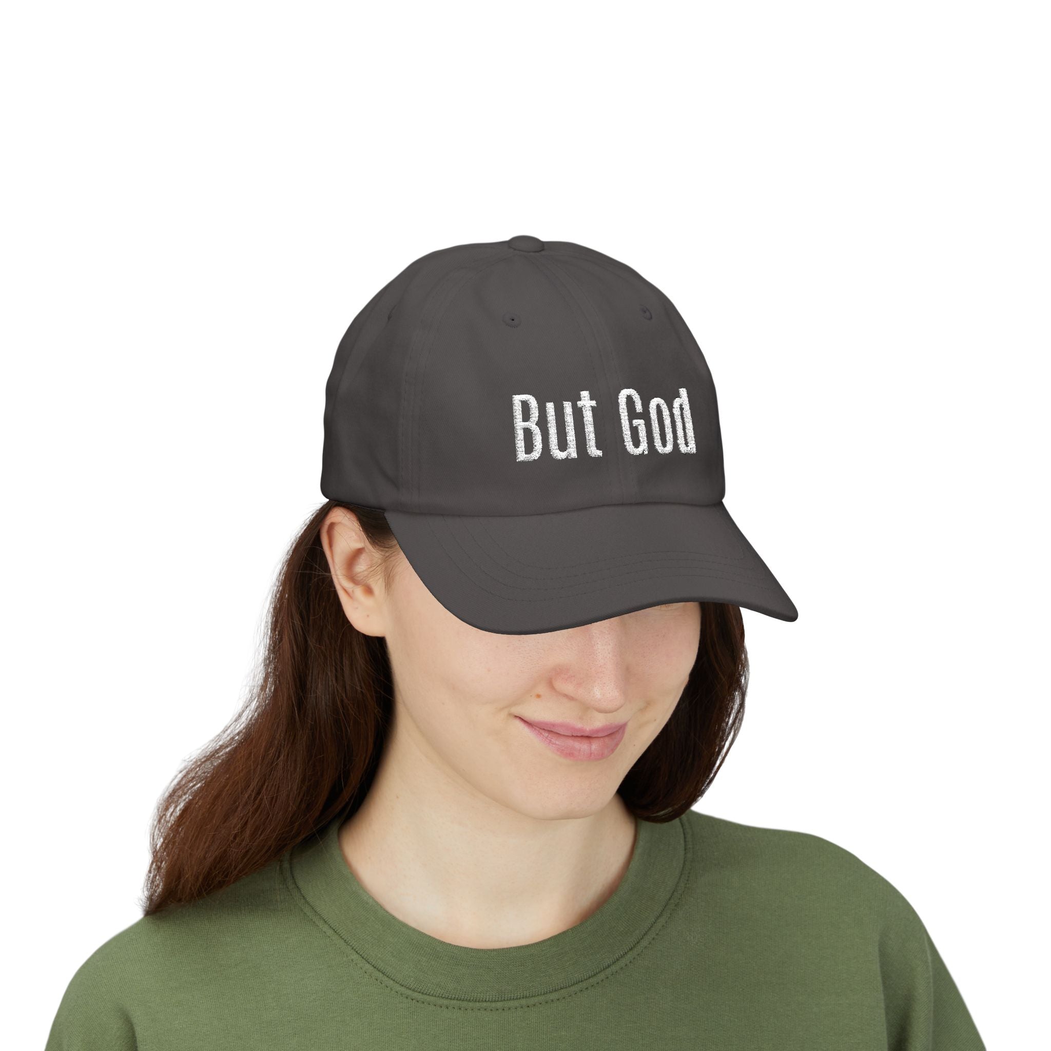 "But God" Embroidered Low Profile Baseball Cap - Casual Hat for Every Day