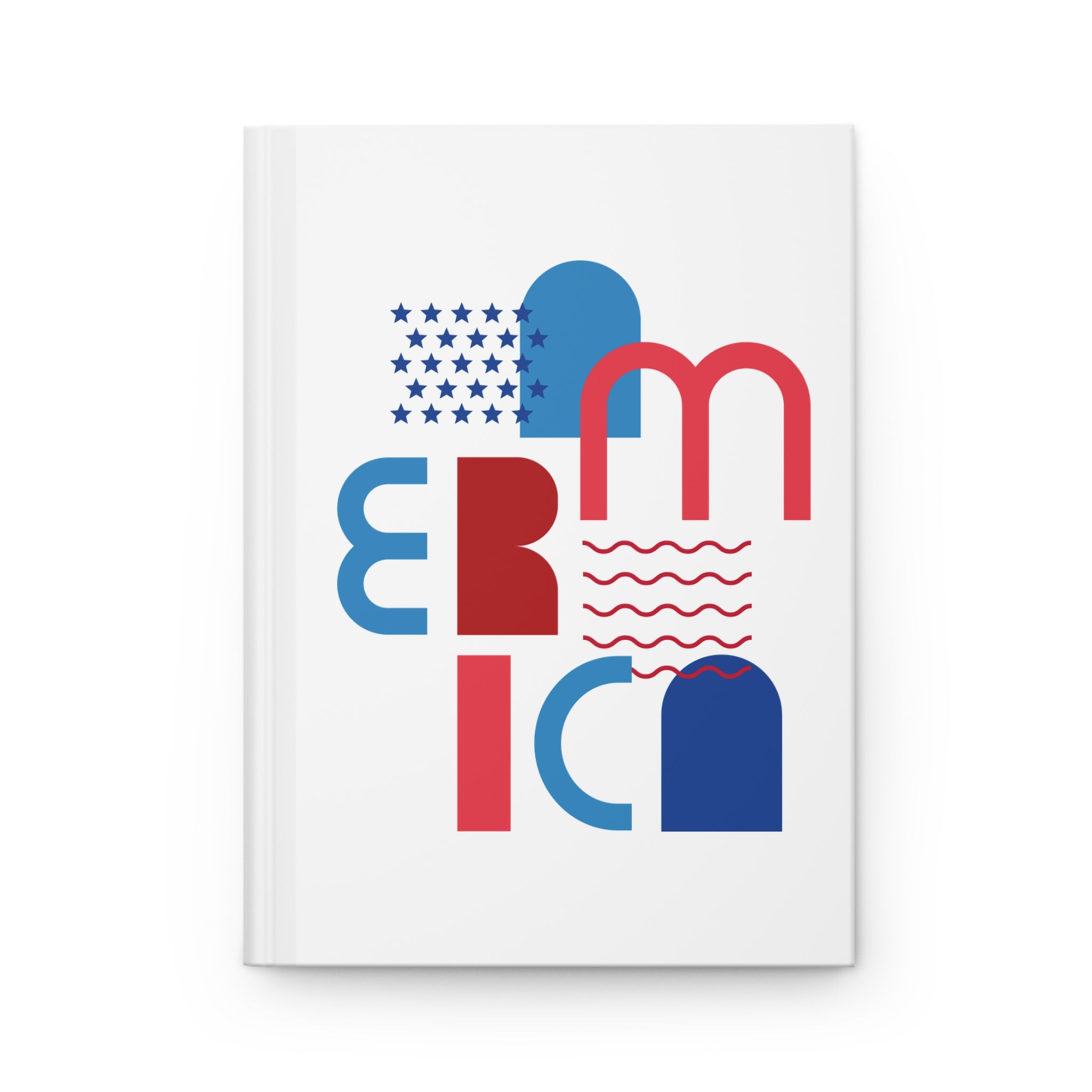 Patriotic Hardcover Journal, America-Themed Note Book for Freedom Lovers, Gift for Students, Journal for Writing & Sketching