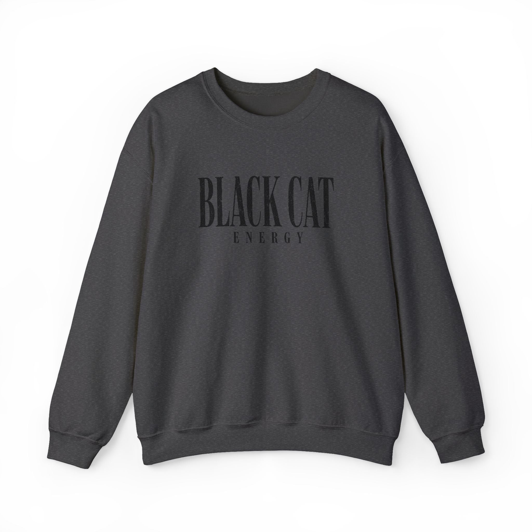 Black Cat Energy Women's Embroidered Sweatshirt
