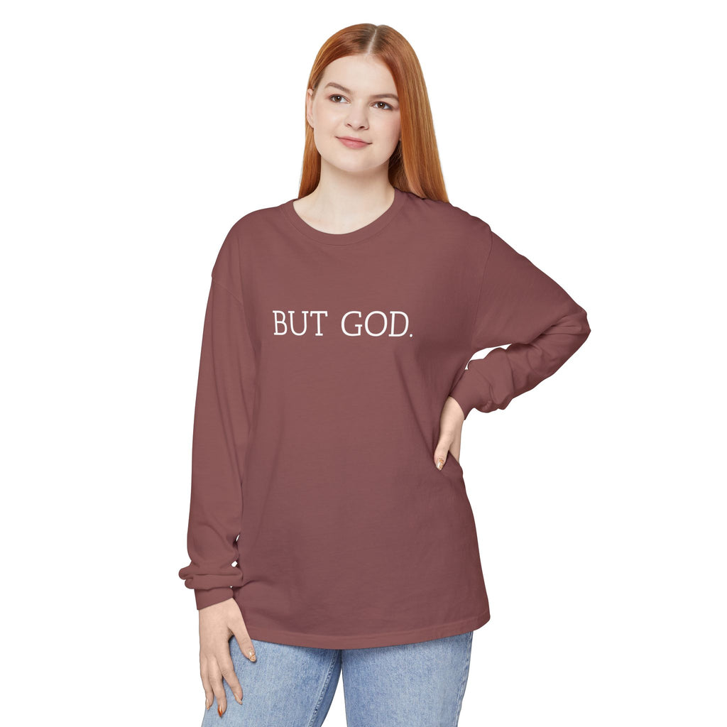 Garment-Dyed Long Sleeve Tee - Faith-Inspired Design, Comfortable Casual Wear, Perfect for Everyday & Gift Giving, Religious Apparel, [...]