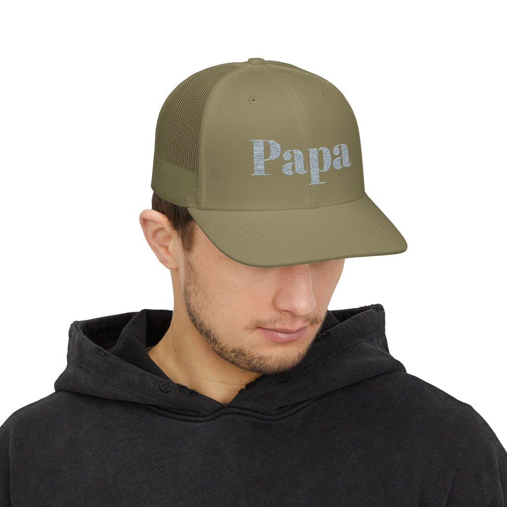 Papa Snapback Trucker Cap - Fun Gift for Dads, Father's Day Hat, Casual Accessories, Family Gatherings, Stylish Headwear