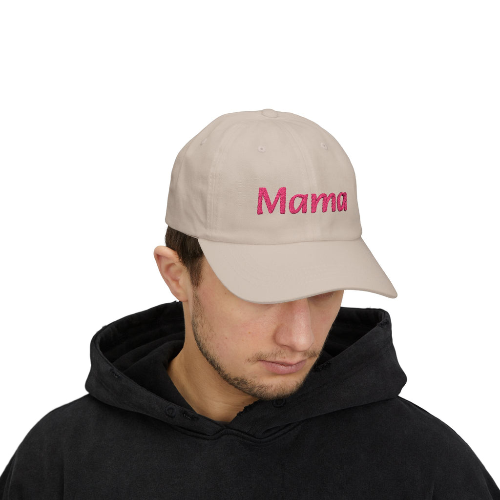 Stylish “Mama” Embroidered Classic Dad Cap | Perfect Gift for Fathers' Day, Casual Outing, Family Gatherings, Trendy Accessory, Unisex Hat