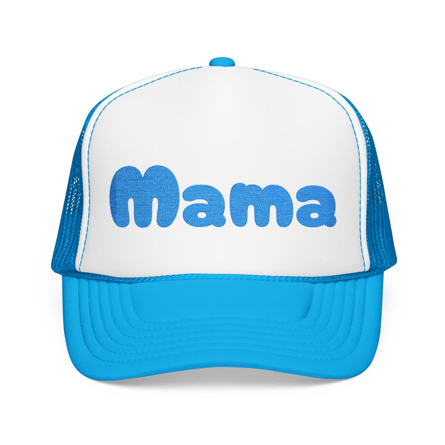 "Mama" Embroidered Foam Trucker Hat, Fully Customizable, Gifts