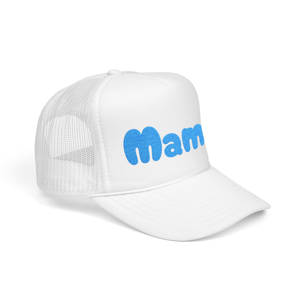 "Mama" Embroidered Foam Trucker Hat, Fully Customizable, Gifts