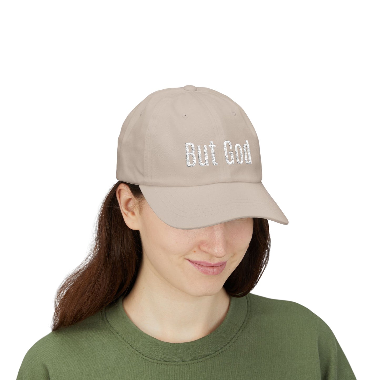 "But God" Embroidered Low Profile Baseball Cap - Casual Hat for Every Day