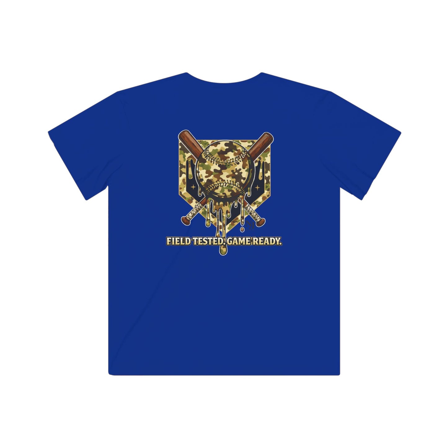 Natty J’s Apparel Youth Camo Baseball T-Shirt