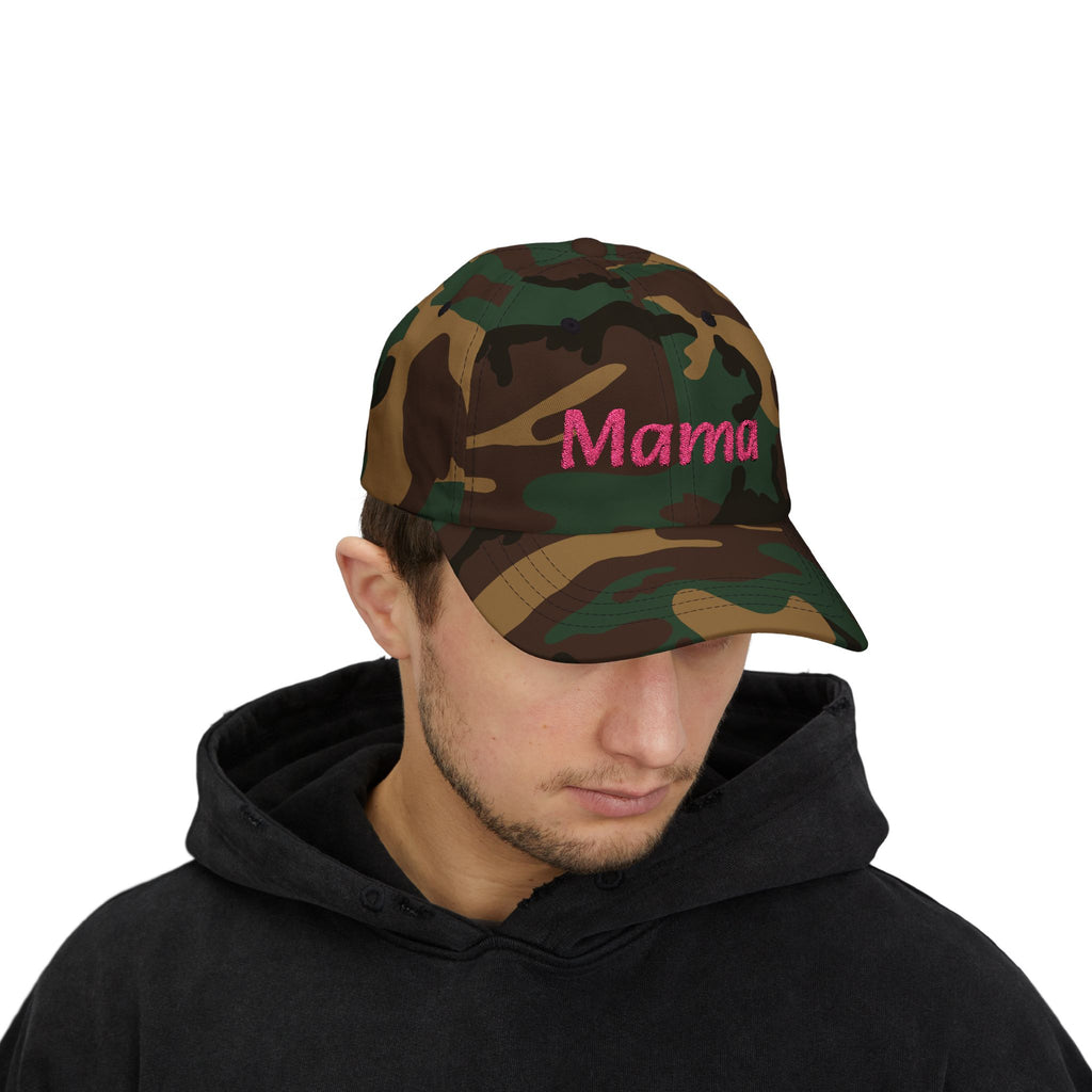 Stylish “Mama” Embroidered Classic Dad Cap | Perfect Gift for Fathers' Day, Casual Outing, Family Gatherings, Trendy Accessory, Unisex Hat