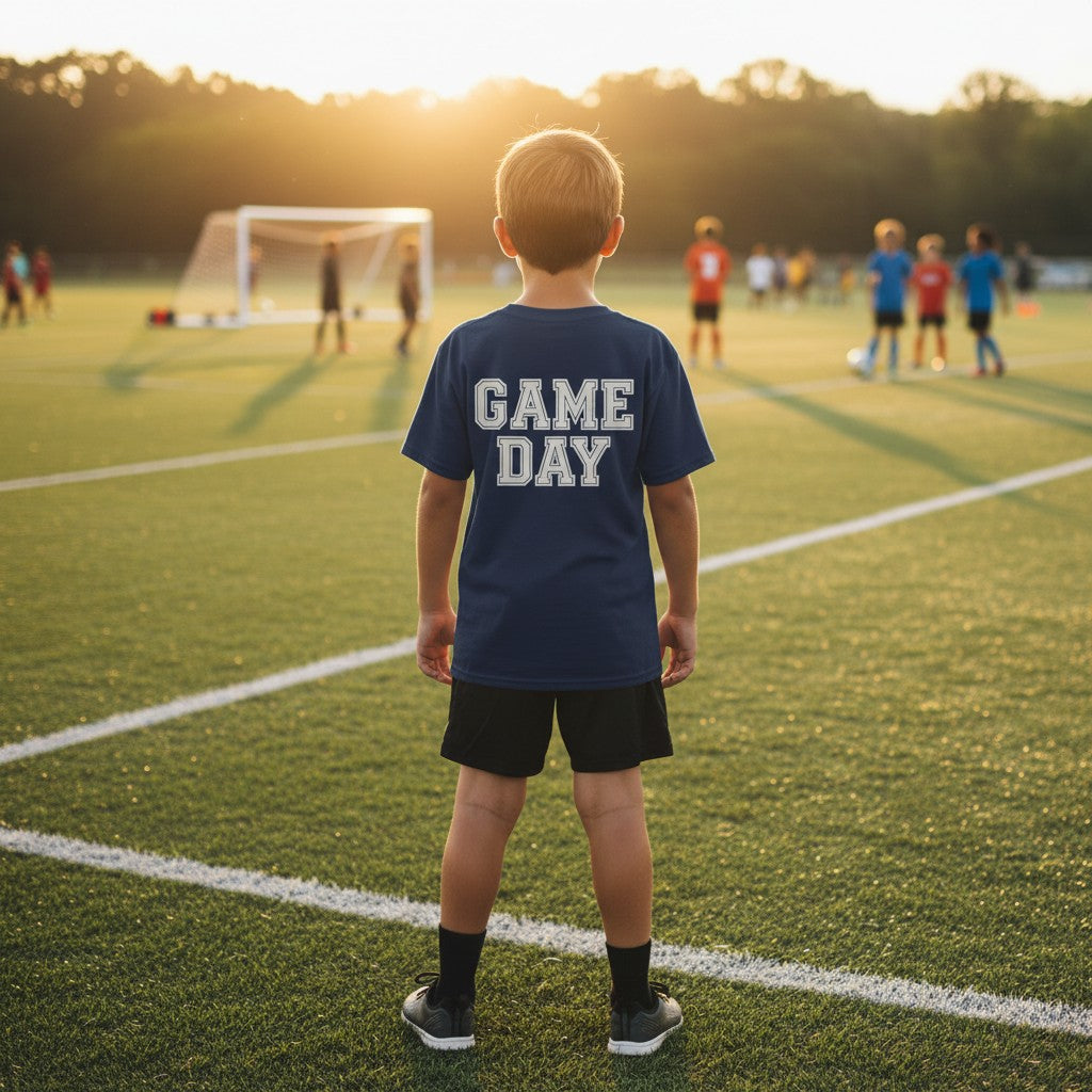 Kids "Game Day" Tee - Soft style Cotton Shirt for Young Fans