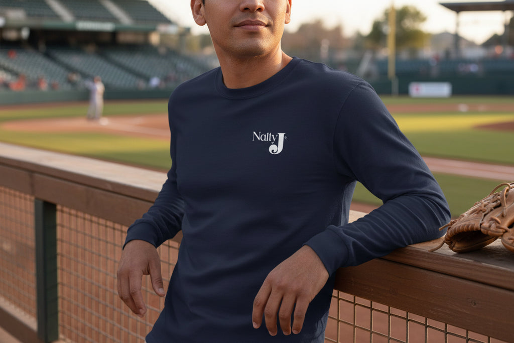 Big Drip Energy Baseball Long Sleeve Shirt – Fun Ice Cream Baseball Graphic Tee for Men | Game Day Baseball Fan Shirt