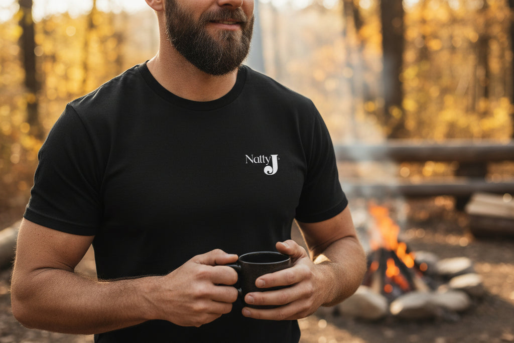 Camo Keeps Me Hidden Hunting T-Shirt – Deer Graphic Outdoor Tee | Natty J’s Men’s Apparel