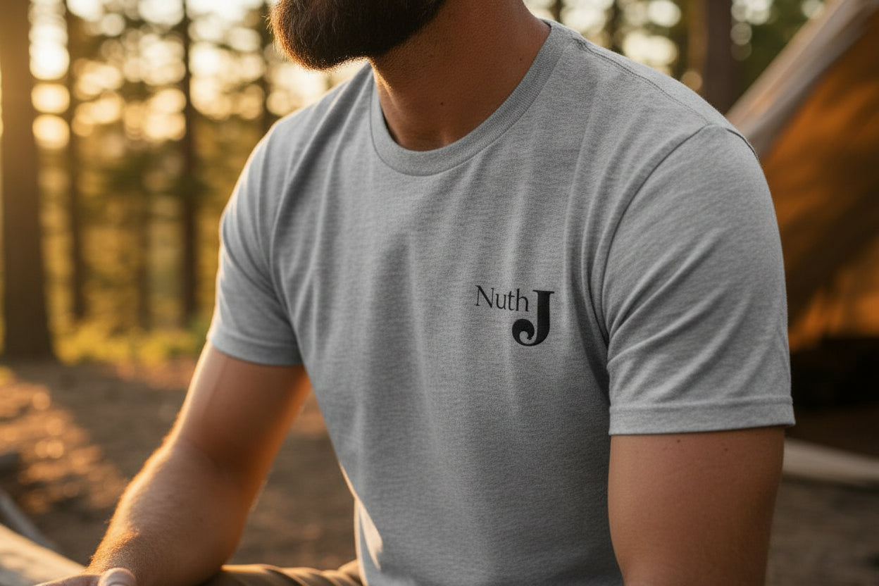 Camo Keeps Me Hidden Hunting T-Shirt – Deer Graphic Outdoor Tee | Natty J’s Men’s Apparel