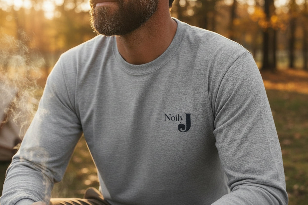 Camo Keeps Me Hidden Long Sleeve Hunting Shirt – Deer Graphic Outdoor Long Sleeve Tee | Natty J’s