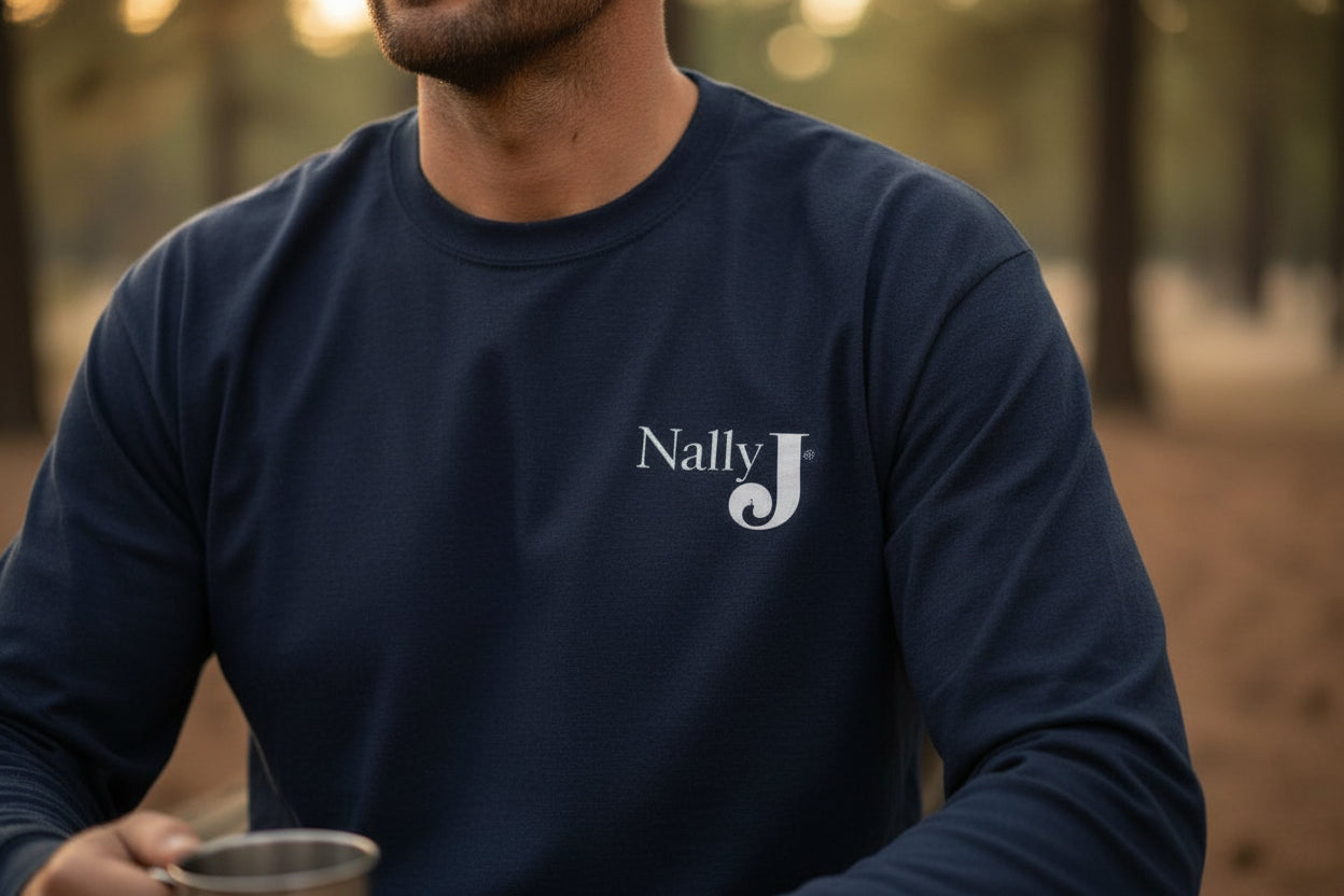 Camo Keeps Me Hidden Long Sleeve Hunting Shirt – Deer Graphic Outdoor Long Sleeve Tee | Natty J’s