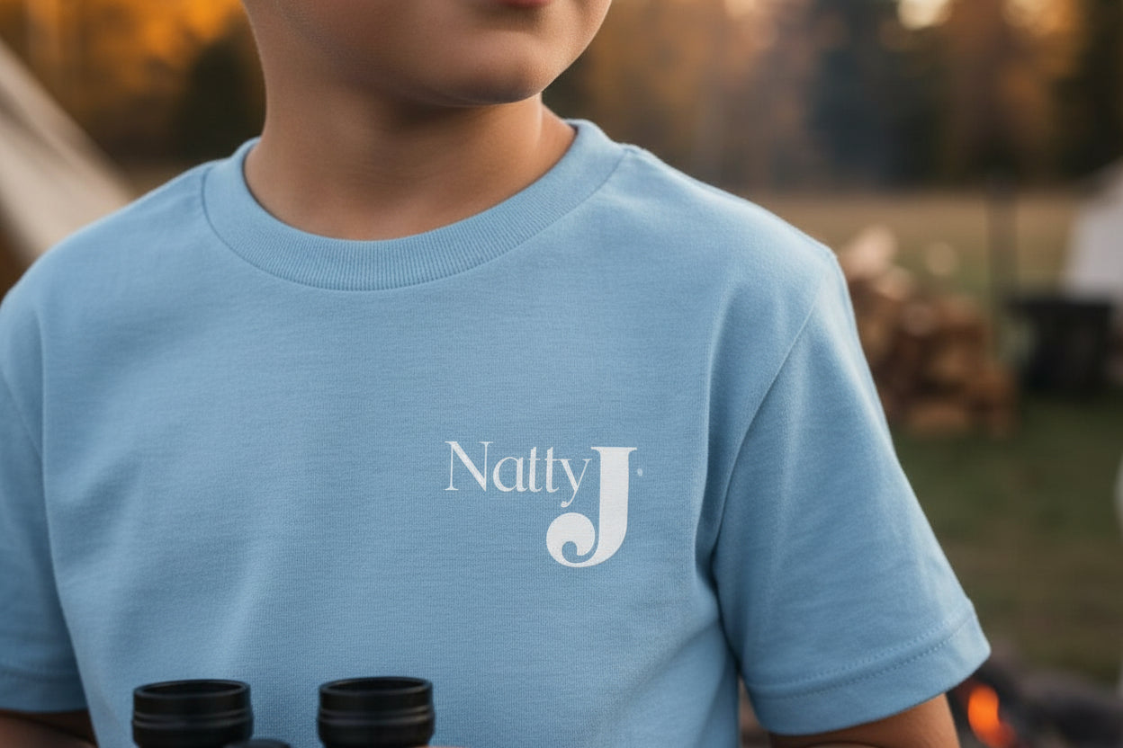 Youth Camo Keeps Me Hidden Long Sleeve Shirt – Deer Hunting Graphic Long Sleeve Tee | Natty J’s