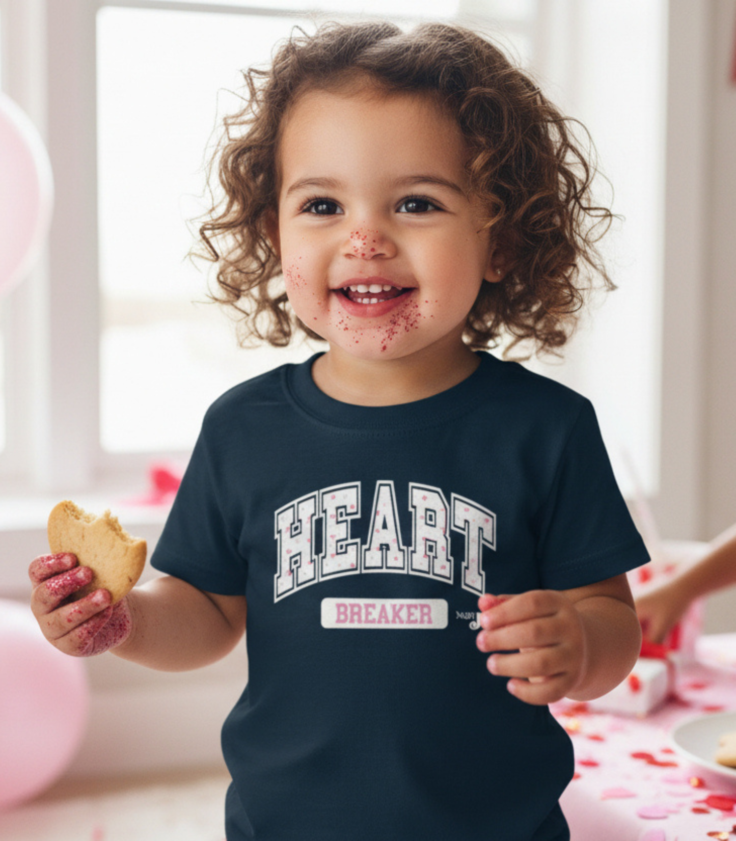 Heart Breaker Toddler Valentine T-Shirt – Cute Valentine Graphic Tee for Toddlers