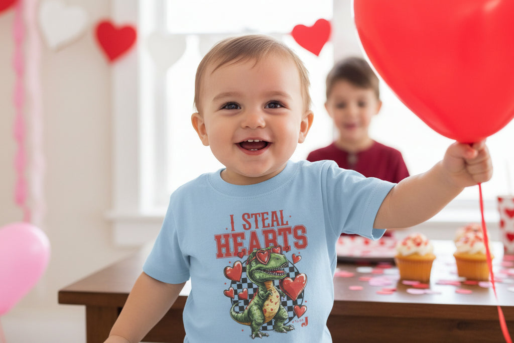 I Steal Hearts Toddler Valentine T-shirt
