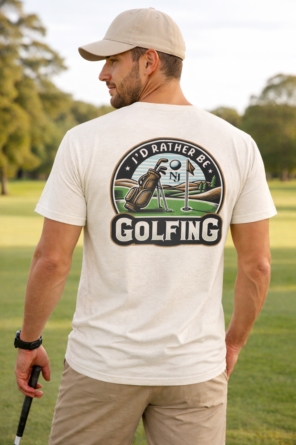 Natty J’s Apparel I’d Rather Be Golfing T-Shirt
