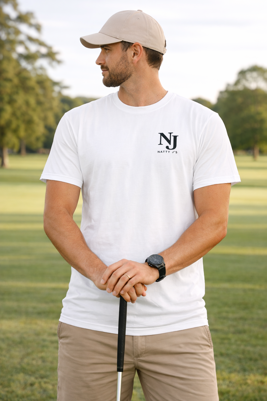 Natty J’s Apparel Life Is Short Swing Hard Golf T-Shirt