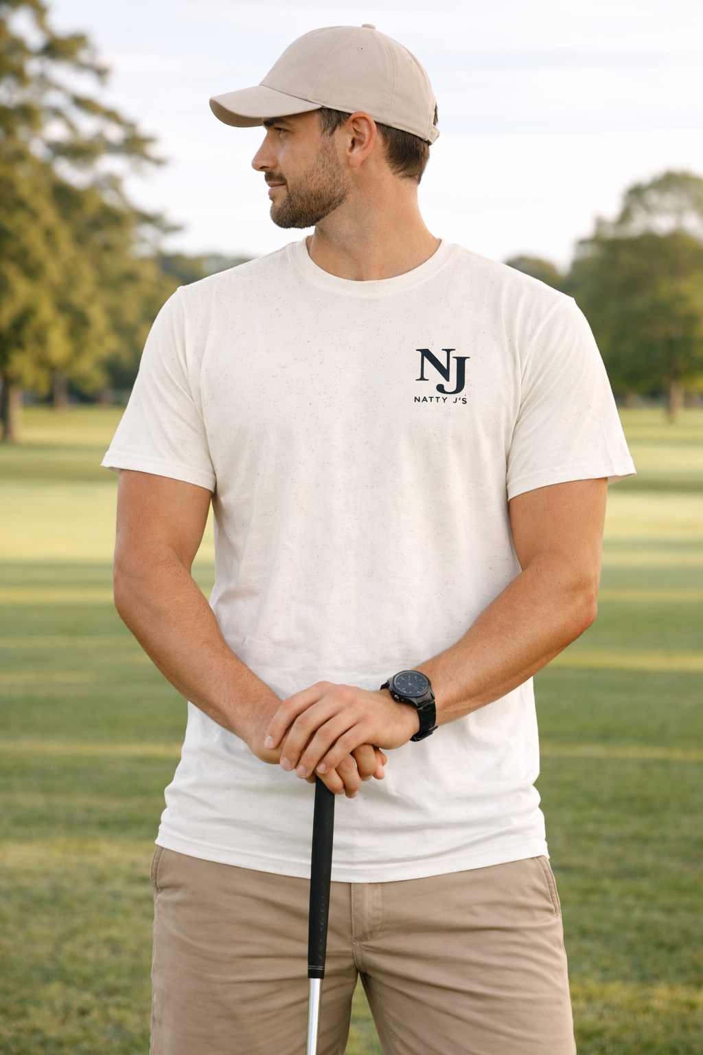 Natty J’s Apparel Life Is Short Swing Hard Golf T-Shirt