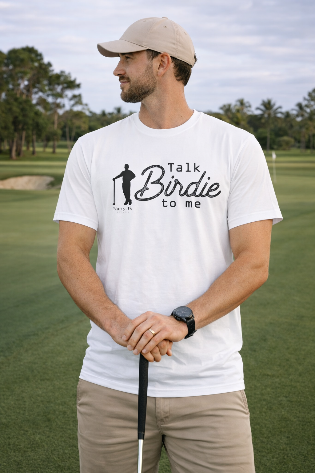 Natty J’s Apparel Talk Birdie to Me T-Shirt Front