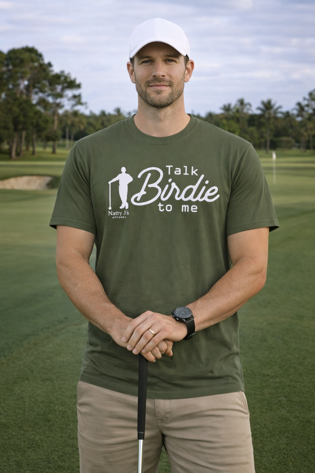 Natty J’s Apparel Talk Birdie to Me T-Shirt Front