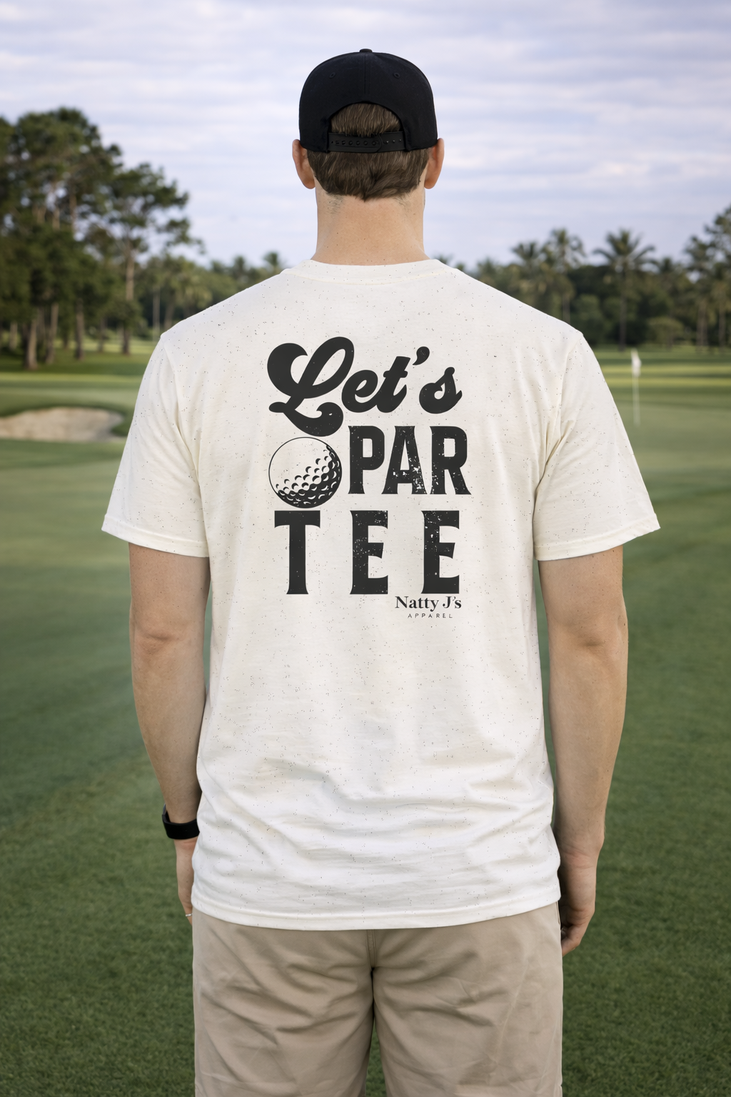 Natty J’s Apparel Men’s Let’s Par Tee Golf T-Shirt