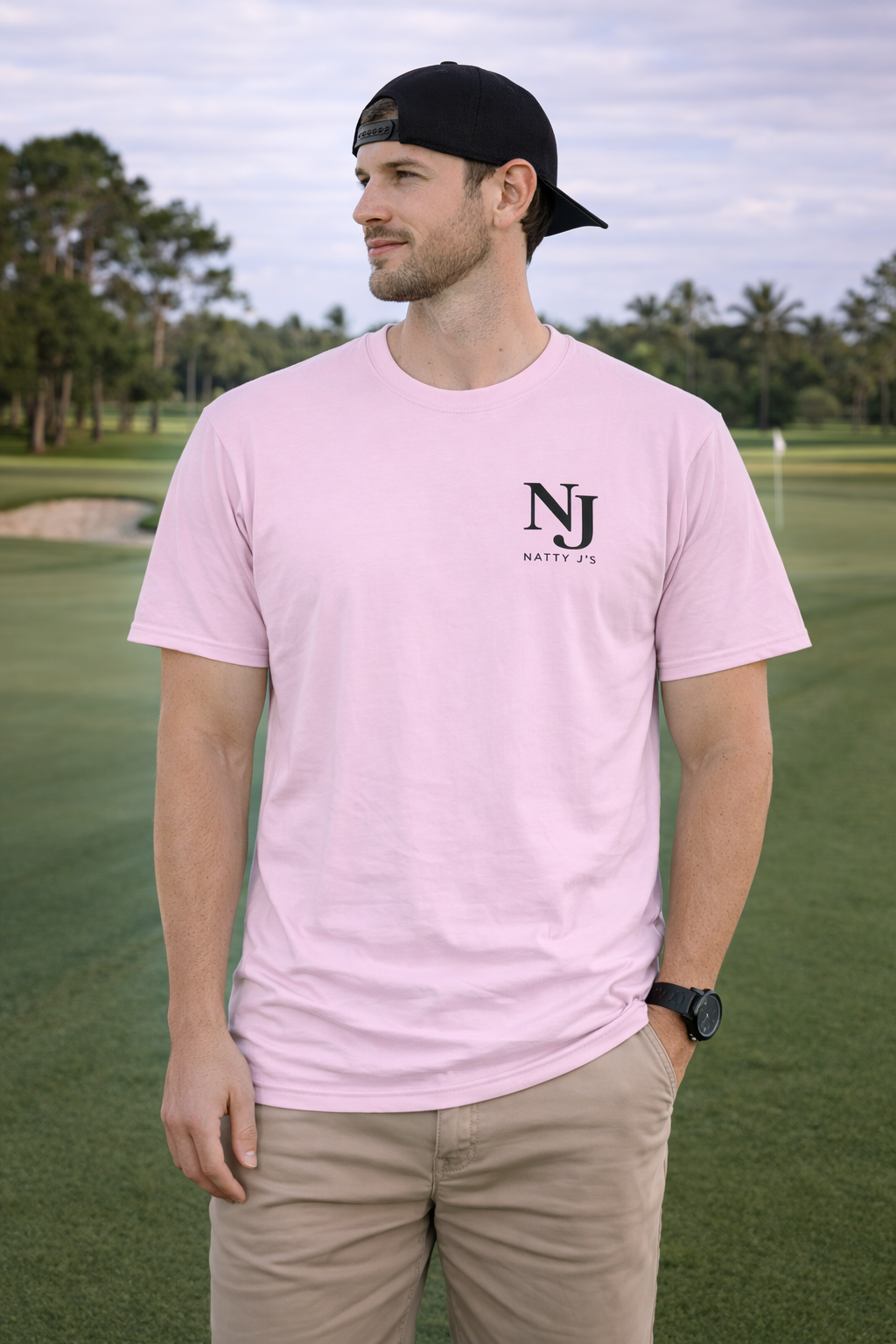 Natty J’s Apparel Men’s Let’s Par Tee Golf T-Shirt