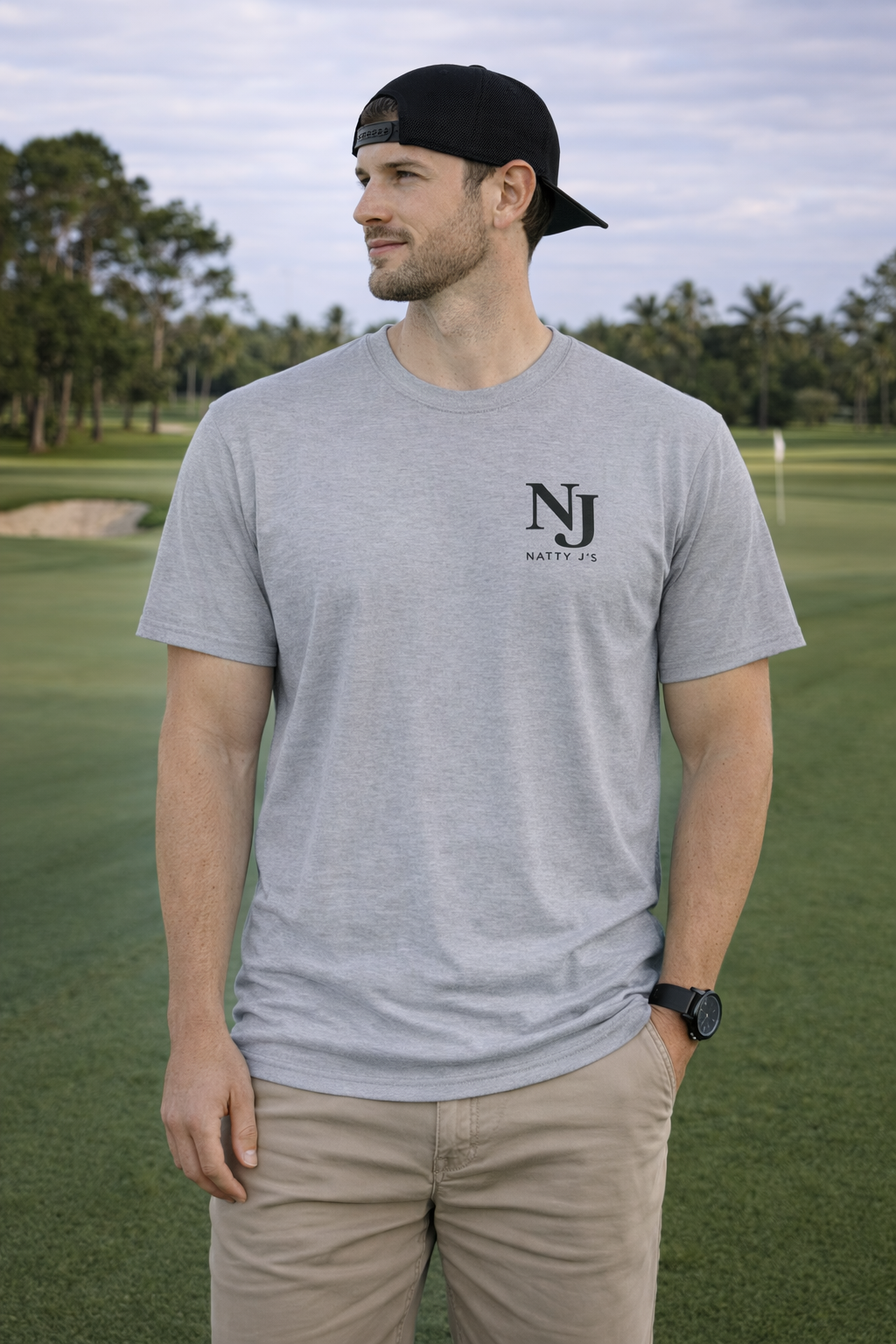 Natty J’s Apparel Men’s Let’s Par Tee Golf T-Shirt