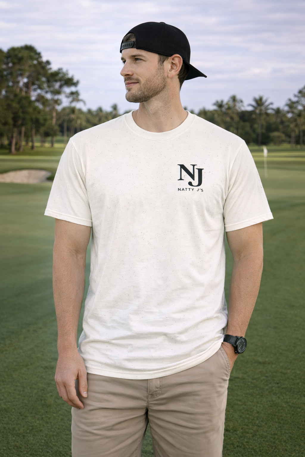 Natty J’s Apparel Men’s Let’s Par Tee Golf T-Shirt