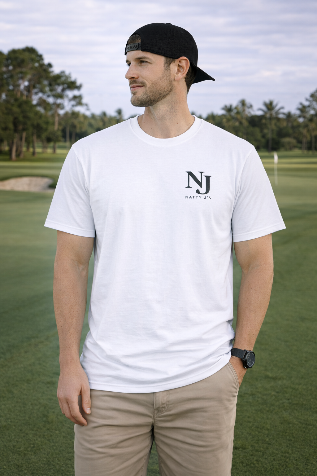 Natty J’s Apparel Men’s Let’s Par Tee Golf T-Shirt