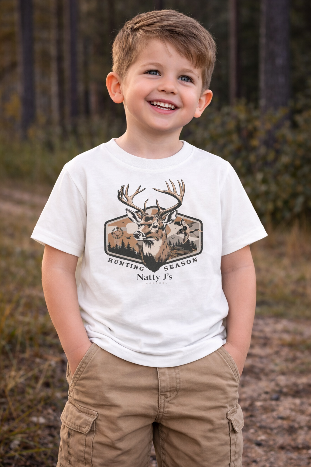 Natty J’s Apparel Toddler Hunting Season Deer T-Shirt