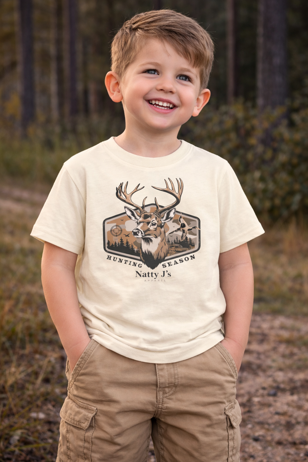 Natty J’s Apparel Toddler Hunting Season Deer T-Shirt