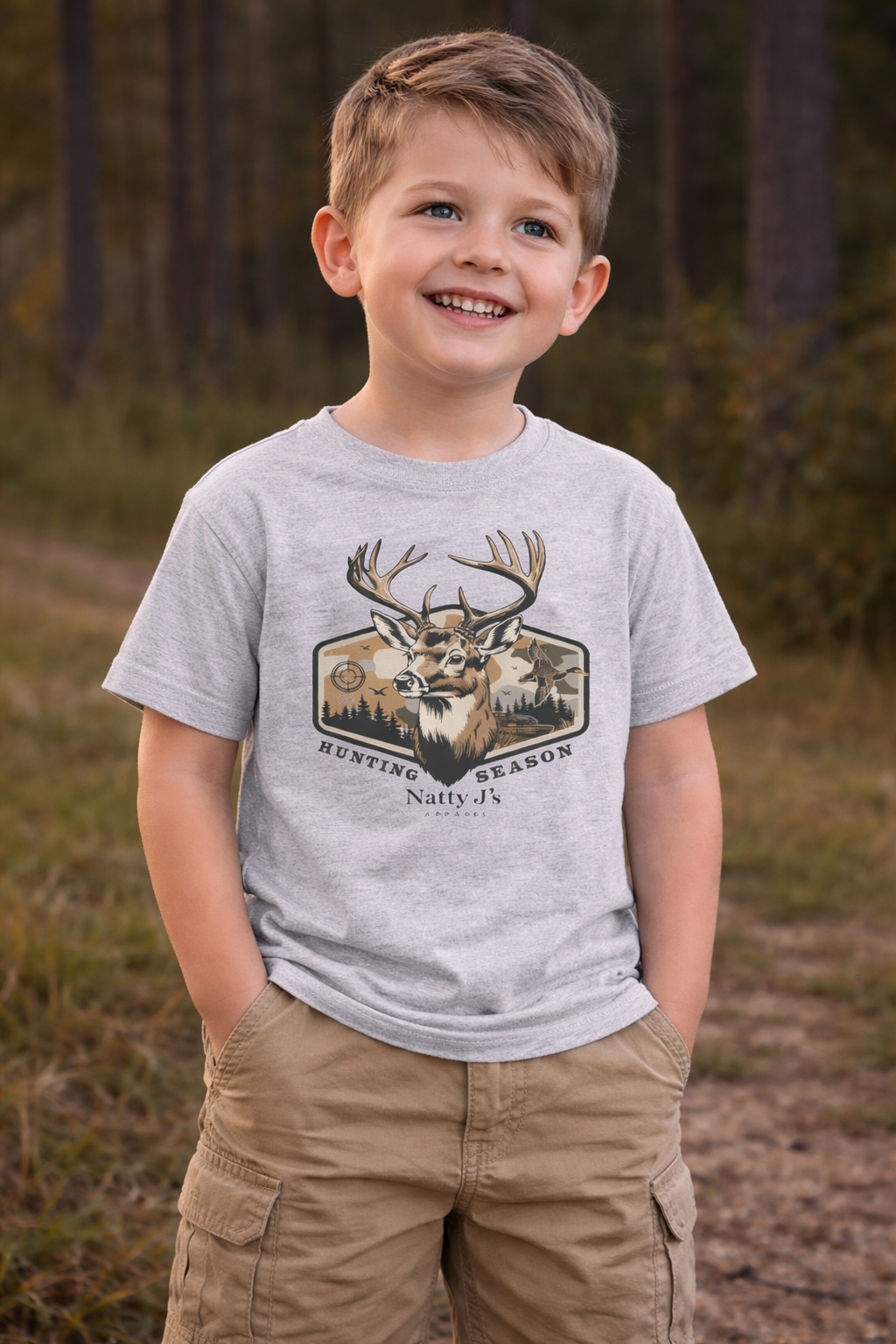 Natty J’s Apparel Toddler Hunting Season Deer T-Shirt