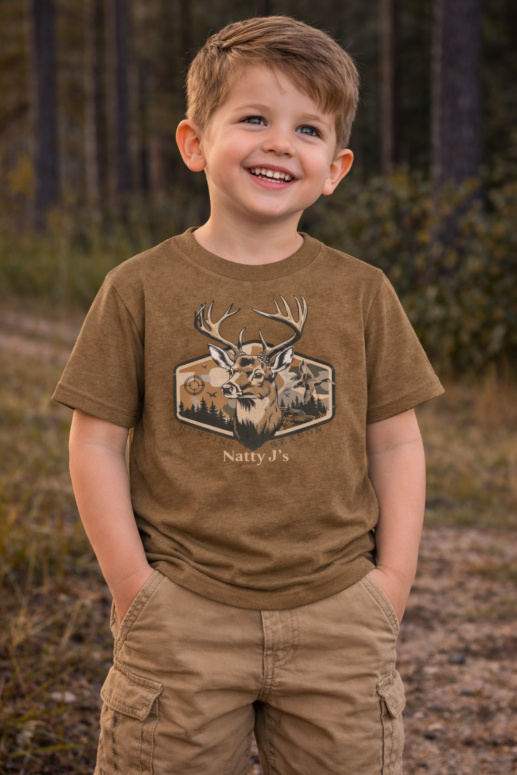 Natty J’s Apparel Toddler Hunting Season Deer T-Shirt