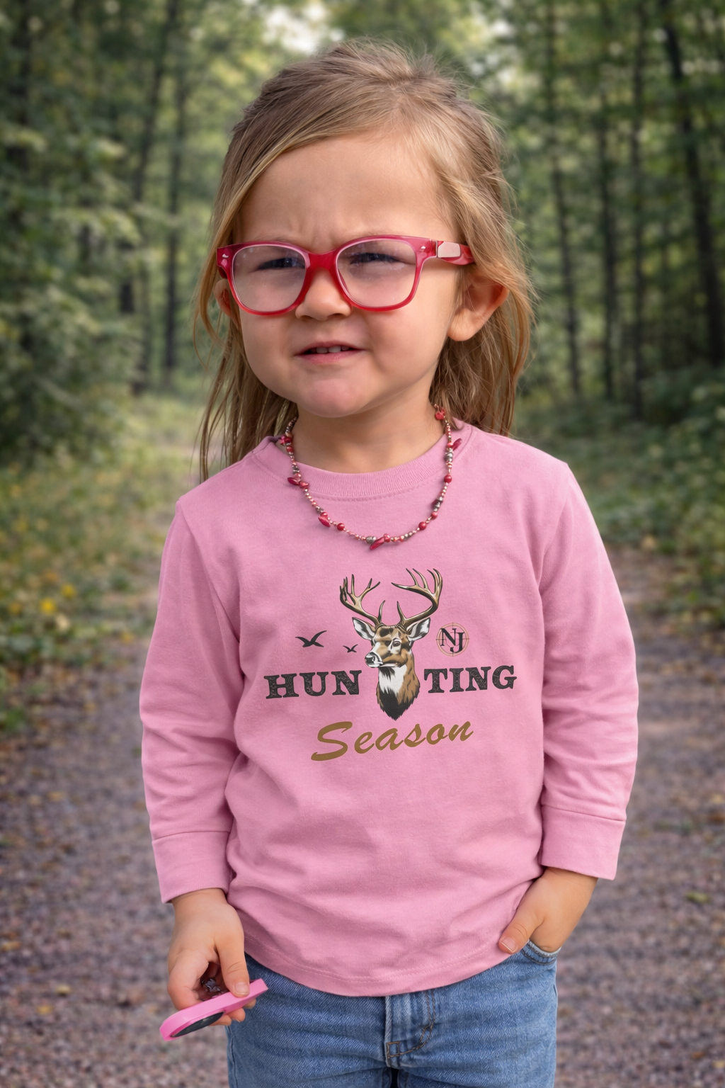 Natty J’s Apparel Toddler Hunting Season Long Sleeve T-Shirt
