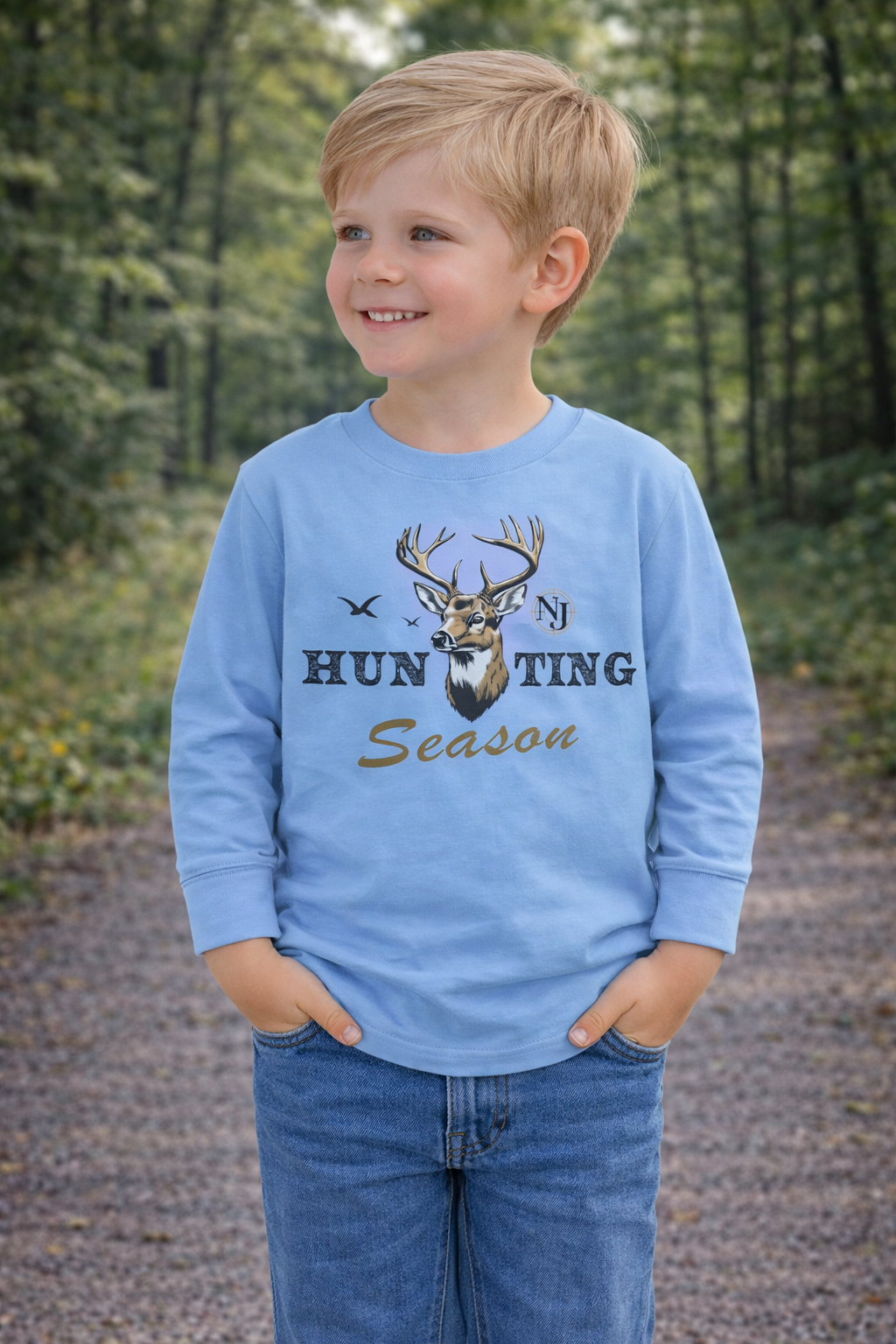 Natty J’s Apparel Toddler Hunting Season Long Sleeve T-Shirt