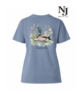 Natty J's Apparel Women's Wading Mallard Tshirt