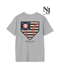 Natty J's Apparel Electric Home Plate Men's Tee