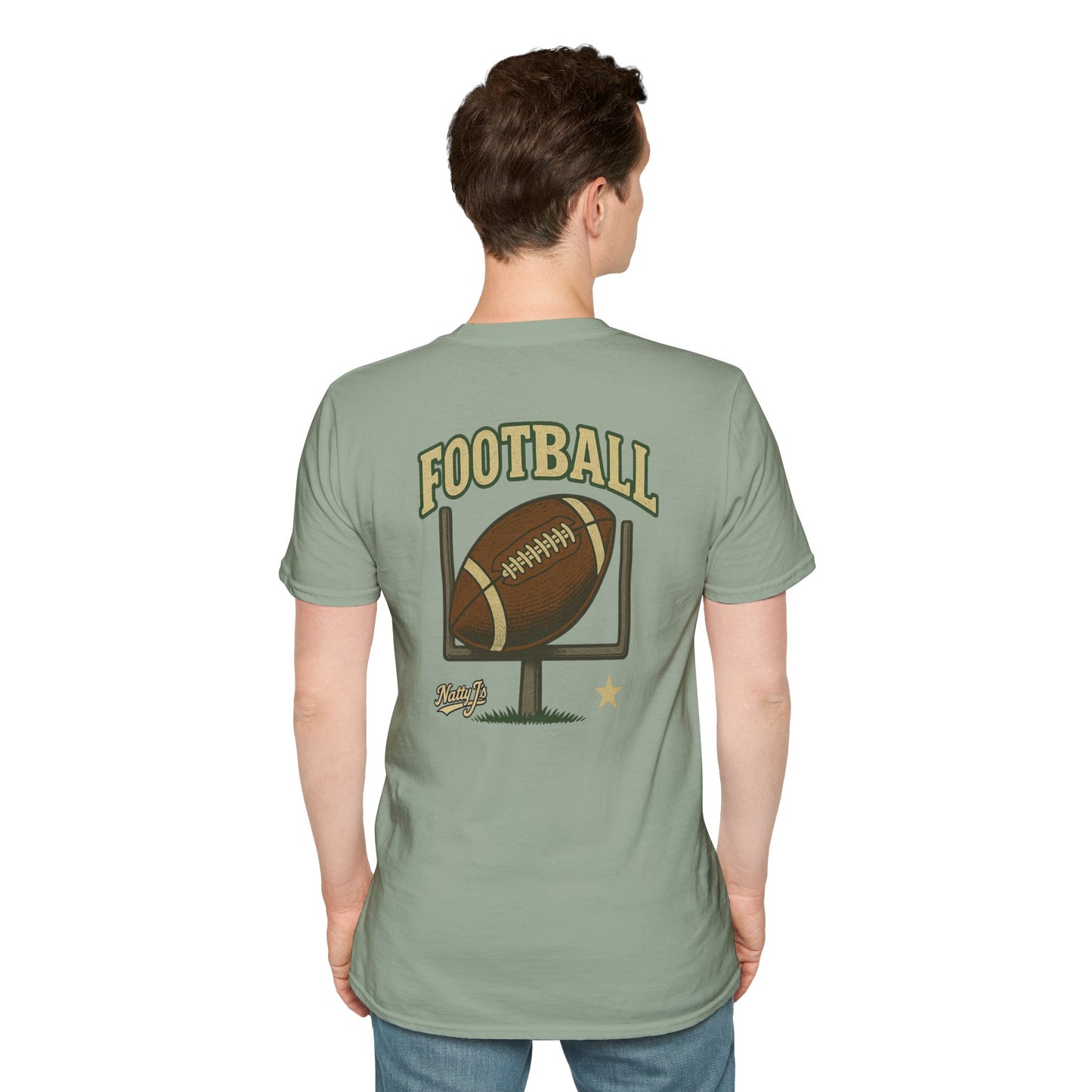 Football Mens Softstyle T-Shirt - Perfect for Game Day and Casual Wear