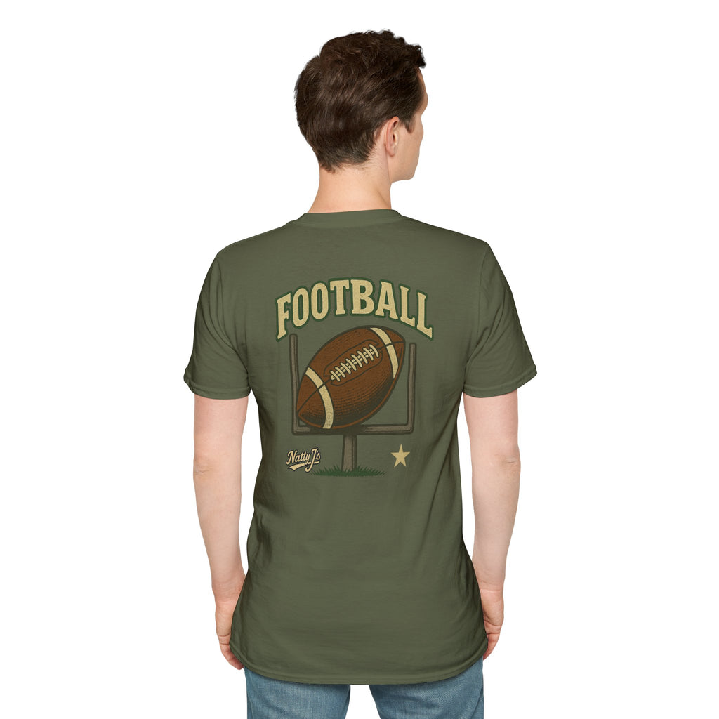 Football Mens Softstyle T-Shirt - Perfect for Game Day and Casual Wear